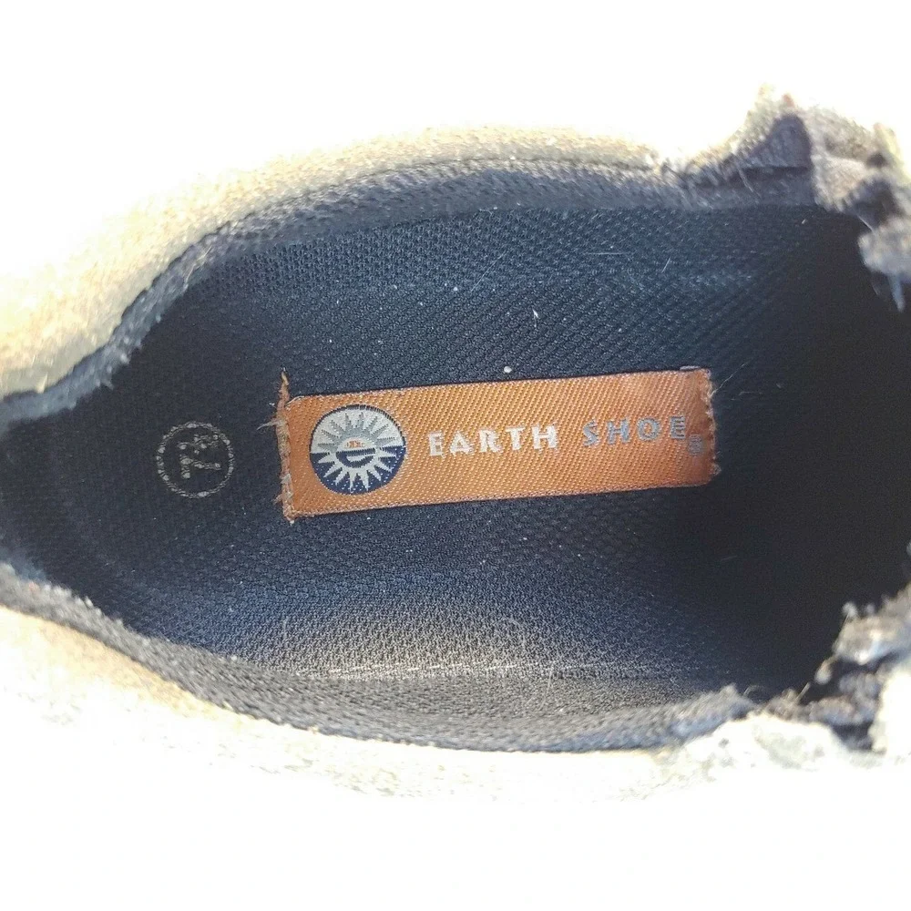7.5 Earth Waterproof Suede Leather Slip On Loafers Casual Shoes Neutral‎